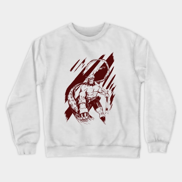 hellboy Crewneck Sweatshirt by CarmoStudio